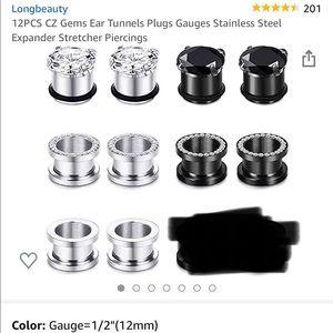 10 piece 1/2 inch gauge set
